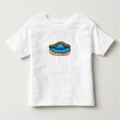 Caterpilaar met Donut Kinder Shirts (Voorkant)