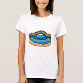 Caterpilaar met Donut T-shirt (Voorkant)