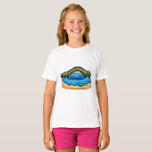 Caterpilaar met Donut T-shirt (Voorkant volledig)