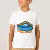 Caterpilaar met Donut T-shirt (Voorkant)