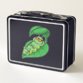 Caterpilaar met leder (Achterkant)