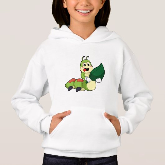 Caterpilaar met leder (Voorkant)