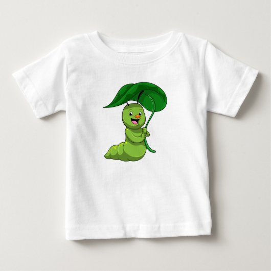 Caterpilaar met leder als parasol (Voorkant)