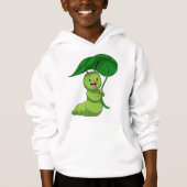 Caterpilaar met leder als parasol (Voorkant)