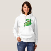 Caterpilaar met leder hoodie (Voorkant volledig)
