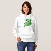 Caterpilaar met leder hoodie (Voorkant volledig)
