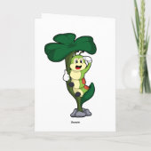 Caterpilaar met leder kaart (Achterkant)