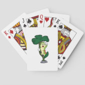 Caterpilaar met leder pokerkaarten (Achterkant)