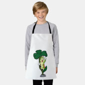 Caterpilaar met leder schort (Gedragen)