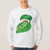Caterpilaar met leder t-shirt (Voorkant)