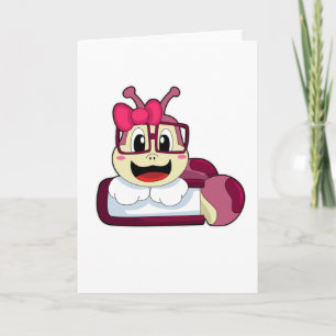 Caterpilaar met lint kaart