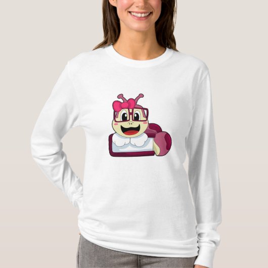 Caterpilaar met lint t-shirt (Voorkant)