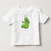 Caterpilaar met ventilator kinder shirts (Voorkant)