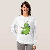 Caterpilaar met ventilator t-shirt (Voorkant volledig)
