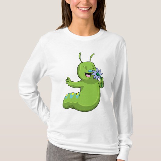 Caterpilaar met ventilator t-shirt (Voorkant)
