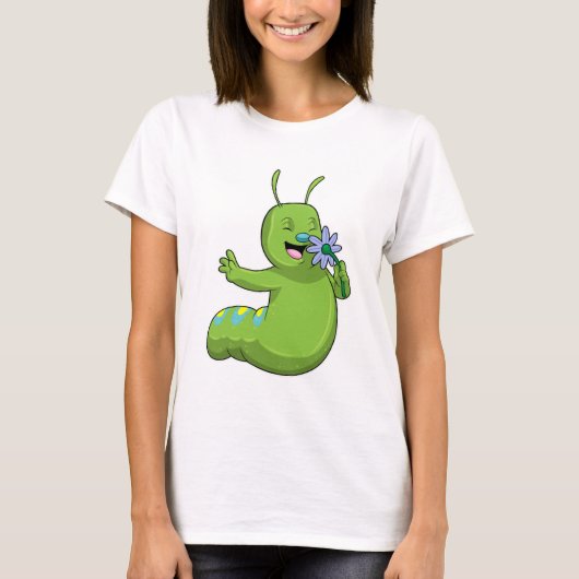 Caterpilaar met ventilator t-shirt (Voorkant)