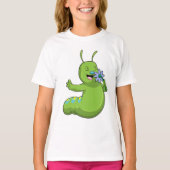 Caterpilaar met ventilator t-shirt (Voorkant)