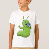 Caterpilaar met ventilator t-shirt (Voorkant)