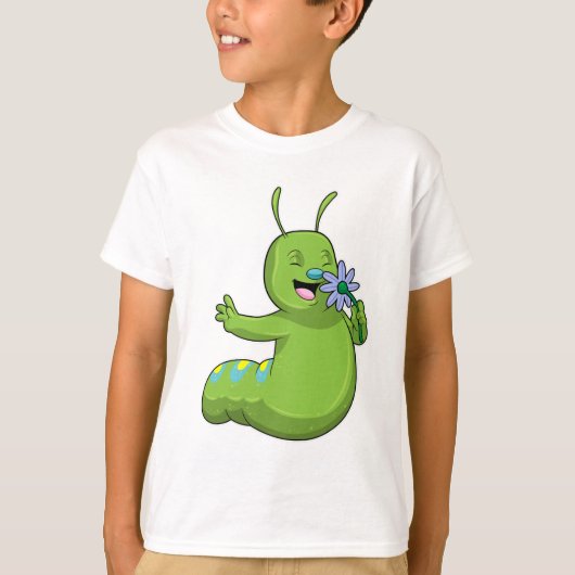 Caterpilaar met ventilator t-shirt (Voorkant)