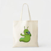 Caterpilaar met ventilator tote bag (Voorkant)