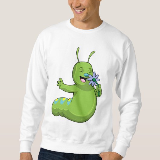 Caterpilaar met ventilator trui (Voorkant)