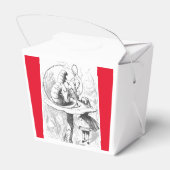 Caterpillar & Alice in Wonderland Party Favor Box Bedankdoosjes (Achterkant)