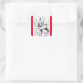 Caterpillar  Alice in Wonderland Stickers (Tas)