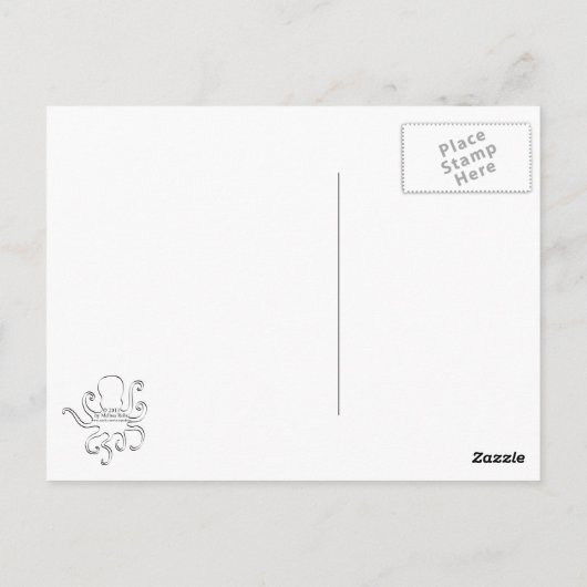 Caterpillar and Snail Briefkaart (Achterkant)