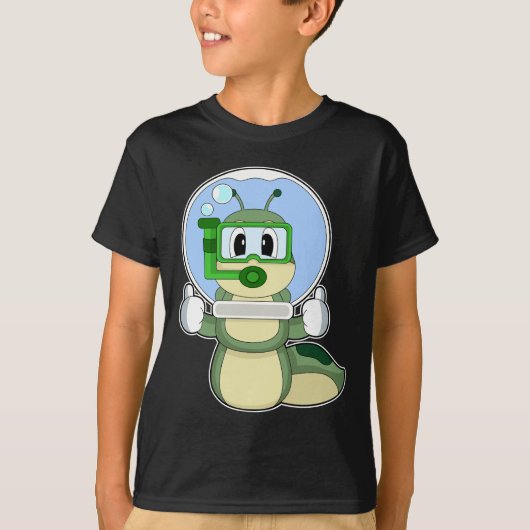 Caterpillar Aquarium T-shirt (Voorkant)