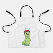 Caterpillar as Inline skater with Roller skates.pn Schort (Voorkant)