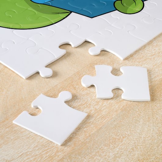 Caterpillar at Reading with Book Legpuzzel (Zijkant)