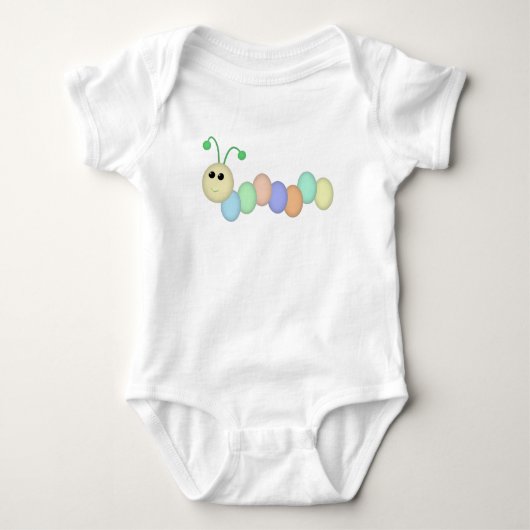 Caterpillar Baby Bodysuit (Voorkant)