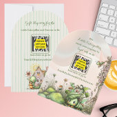 Caterpillar Baby Shower QR Code RSVP/Cadeau Regist Kaart