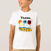 Caterpillar  Birthday T-shirt (Voorkant)