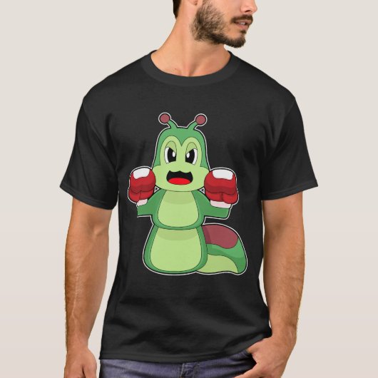 Caterpillar Boxer Bokshandschoenen Boksen T-shirt (Voorkant)