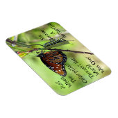 Caterpillar / Butterfly Quote Magnet Magneet (Rechterzijde)