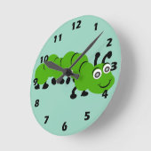 Caterpillar Design Ronde Klok (Hoek)