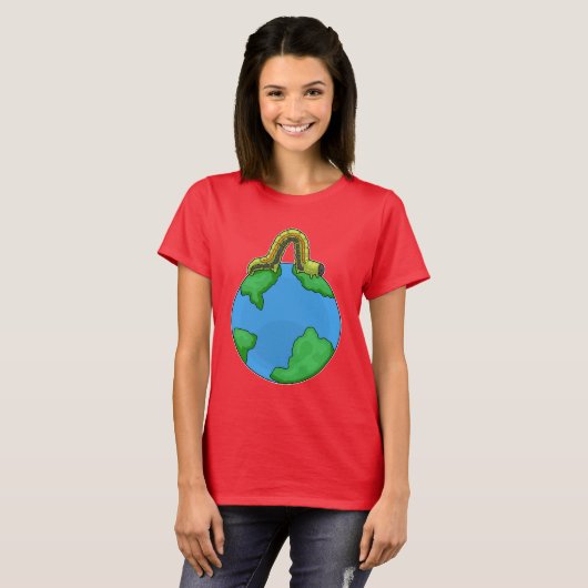 Caterpillar Earth T-shirt (Voorkant volledig)