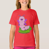 Caterpillar Fairy Magic-toverstok T-shirt (Voorkant)