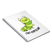 Caterpillar Grappige Bug Woordgrap Notitieboek (Rechterzijde)