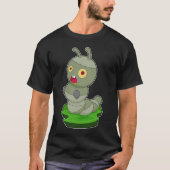 Caterpillar Halloween Zombie T-shirt (Voorkant)
