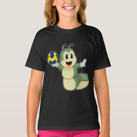 Caterpillar Handbalspeler Handbal T-shirt (Voorkant)