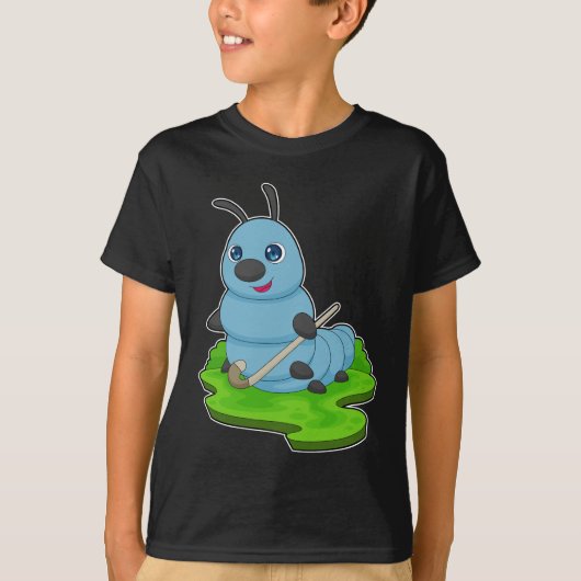 Caterpillar Hockey Hockeystick T-shirt (Voorkant)