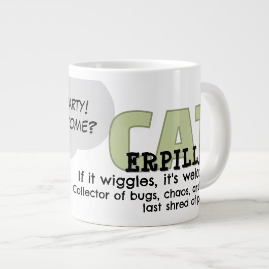 CatErpillar | It’s a Party! C. Posse Specialty Mug Grote Koffiekop (Voorkant rechts)