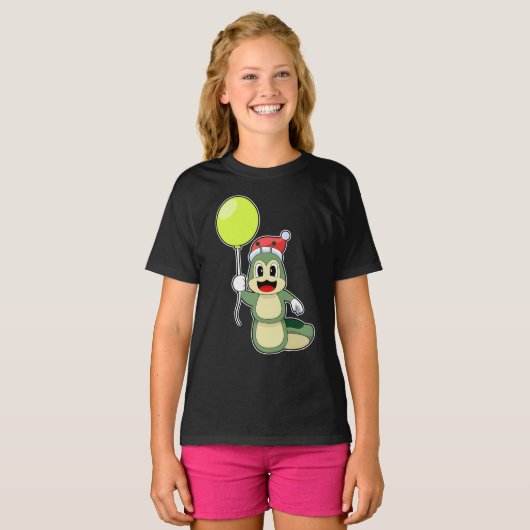 Caterpillar kerstballon t-shirt (Voorkant volledig)