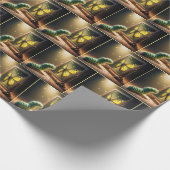 Caterpillar Looking At a Butterfly In a Mirror Cadeaupapier (Hoek)