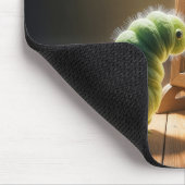 Caterpillar Looking At a Butterfly In a Mirror Muismat (Hoek)