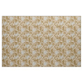 Caterpillar maximalistisch rustiek tropisch - brui stof (Fat Quarter)