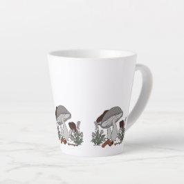 caterpillar mushroom small latte mug mok