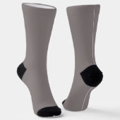  Caterpillar & Mushrooms mauve crew socks Sokken (Gebogen)